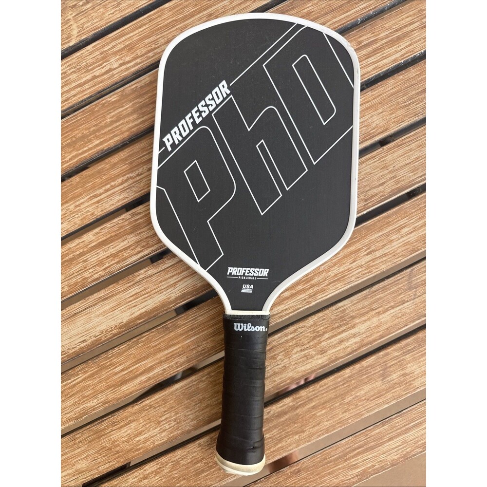 Professor PhD Raw Carbon Fiber Premium Pickleball Paddle Racket-USA Pickleball